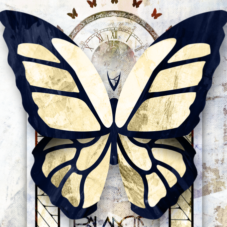 Crowning Balance Butterfly Art Print